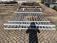 Stalen spijlenhekwerk (2x) - afbeelding 2 van  4