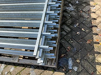 Stalen spijlenhekwerk (9x) - afbeelding 5 van  6