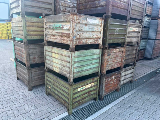 Stalen stapelbak 1000x800x600mm (10x) - afbeelding 11 van  11