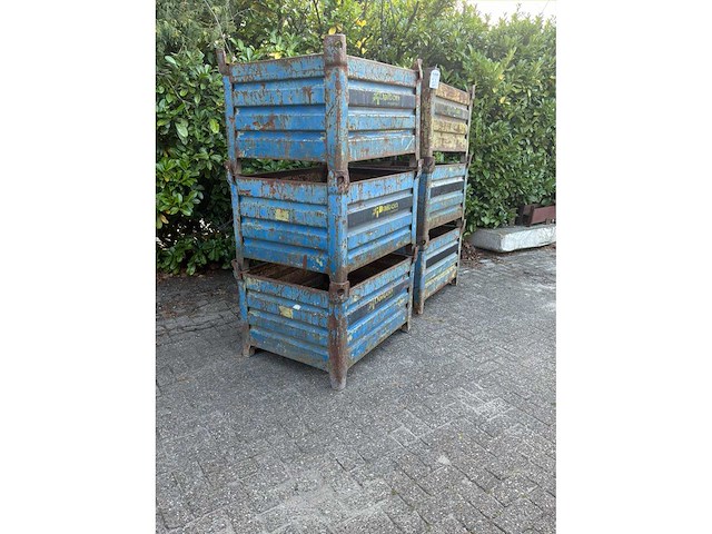 Stalen stapelbak 100x80x50cm (6x) - afbeelding 3 van  5