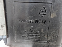 Stalen stapelframe op kunststof pallet - aantal 2 stuks - afbeelding 3 van  3