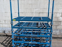 Stalen stapelracks - aantal 5 stuks - afbeelding 1 van  4