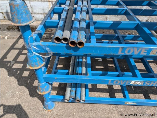 Stalen stapelracks - aantal 5 stuks - afbeelding 3 van  4