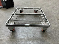 Stalen transport dolly 840x680mm (10x) - afbeelding 3 van  11