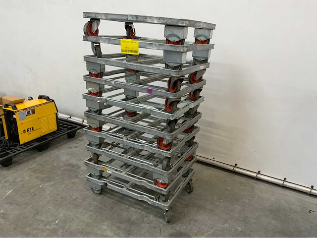 Stalen transport dolly 840x680mm (10x) - afbeelding 12 van  13