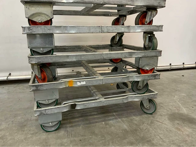 Stalen transport dolly 840x680mm (10x) - afbeelding 12 van  13