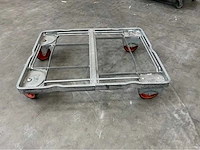 Stalen transport dolly 840x680mm (10x) - afbeelding 5 van  13