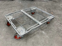 Stalen transport dolly 840x680mm (10x) - afbeelding 3 van  13