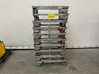 Stalen transport dolly 840x680mm (10x) - afbeelding 7 van  13