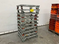 Stalen transport dolly 840x680mm (10x) - afbeelding 6 van  13