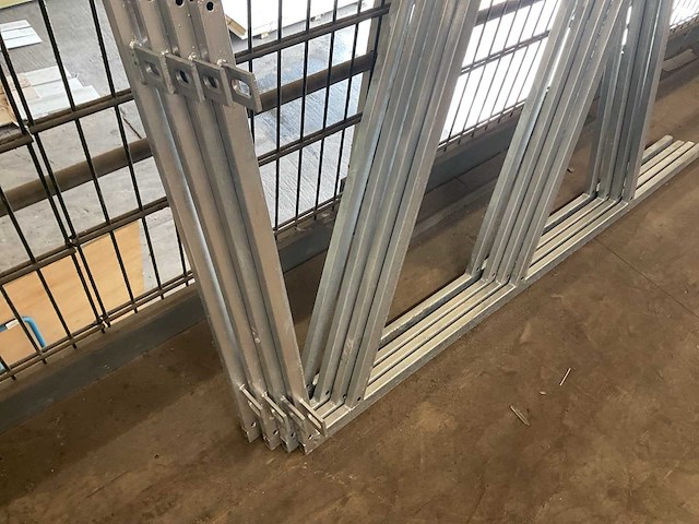 Stalen tuinpoort frame 80x150 cm (5x) - afbeelding 1 van  1