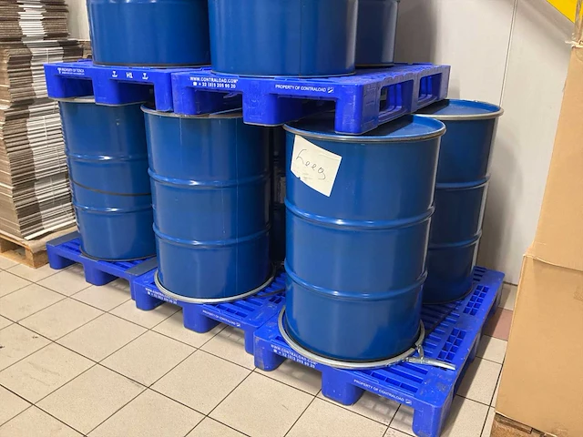 Stalen vat (200 liter) (10x) - afbeelding 2 van  3