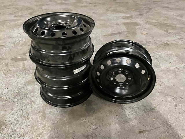 Stalen velgenset (4x) 13 inch - afbeelding 1 van  3
