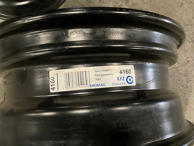 Stalen velgenset (4x) 13 inch - afbeelding 3 van  3