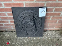 Stalen wandbord