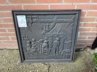 Stalen wandbord