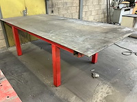 Stalen werkbank 300x150cm - afbeelding 1 van  4