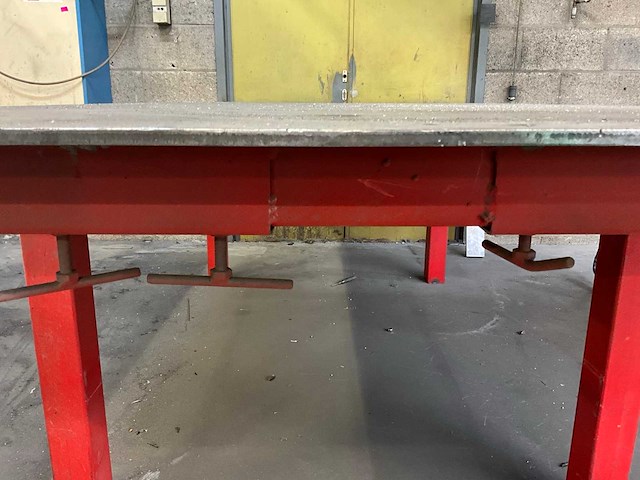 Stalen werkbank 300x150cm - afbeelding 3 van  4