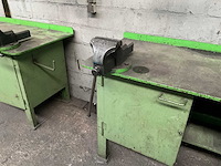 Stalen werkbank met 1 bankschroeven - afbeelding 6 van  7