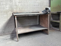 Stalen werkbank met bankschroef - afbeelding 9 van  12