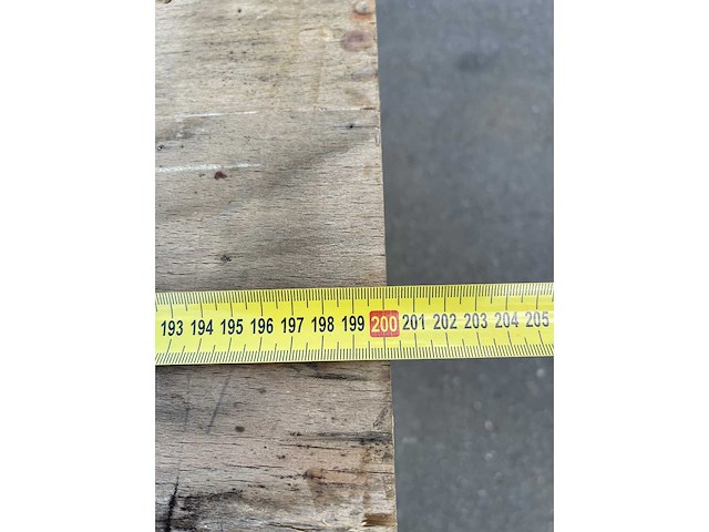 Stalen werkbank met houten blad - afbeelding 3 van  4