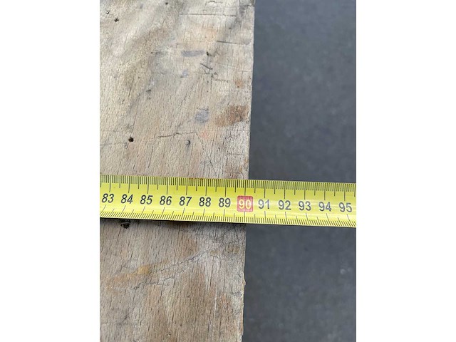 Stalen werkbank met houten blad - afbeelding 4 van  4