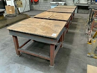 Stalen werktafel (4x)