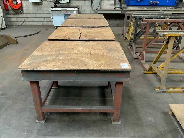 Stalen werktafel (4x) - afbeelding 2 van  2