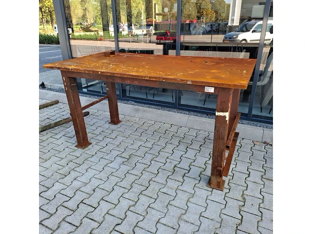 Stalen werktafel - afbeelding 1 van  3