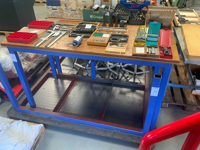Stalen werktafel - afbeelding 1 van  2