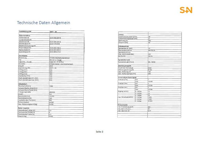 Stama - mc331 - cnc vertical machining centre - 2007 - afbeelding 13 van  21