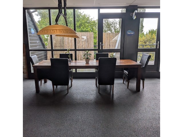 Stamtafel met 6x stoel - afbeelding 2 van  9