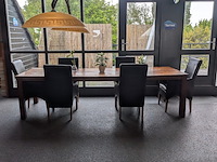 Stamtafel met 6x stoel - afbeelding 2 van  9