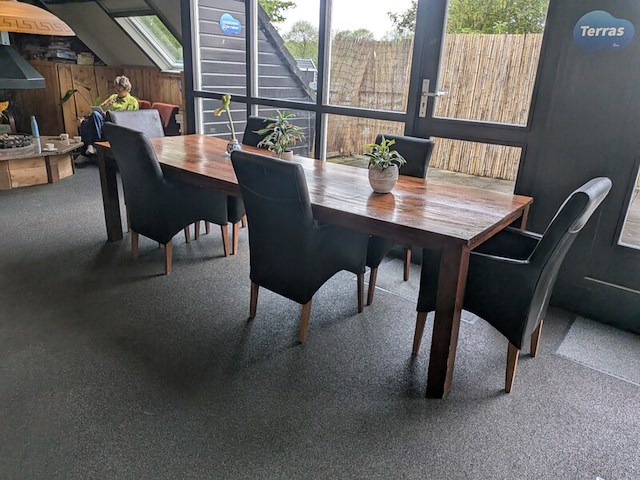 Stamtafel met 6x stoel - afbeelding 3 van  9
