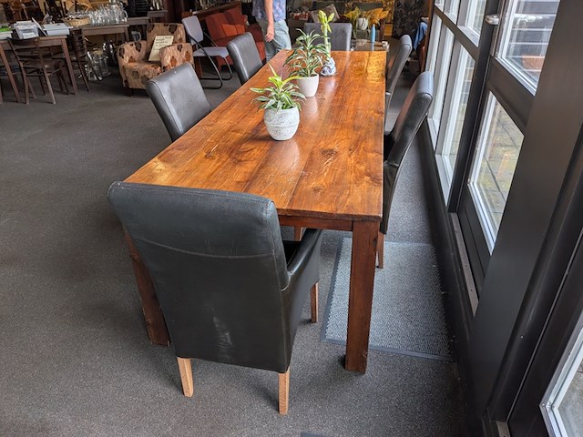 Stamtafel met 6x stoel - afbeelding 5 van  9