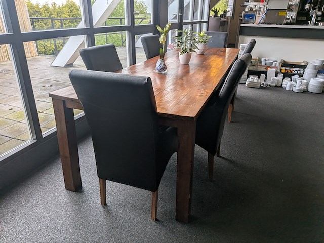 Stamtafel met 6x stoel - afbeelding 6 van  9