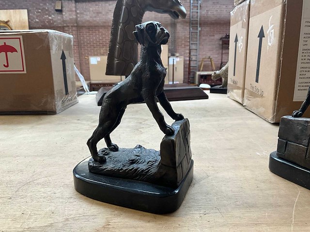 Standing boxer boekensteun (2x) - afbeelding 2 van  3