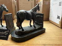 Standing horses boekensteun (2x) - afbeelding 1 van  3