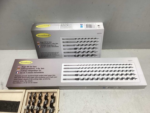 Stanford 5-delingen slangenboor set 230mm en 460mm bits, boren en beitels - afbeelding 5 van  5