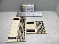 Stanford 5-delingen slangenboor set 230mm en 460mm bits, boren en beitels - afbeelding 1 van  5