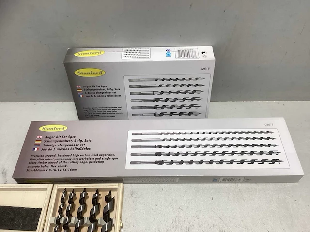 Stanford 5-delingen slangenboor set 230mm en 460mm bits, boren en beitels - afbeelding 5 van  5