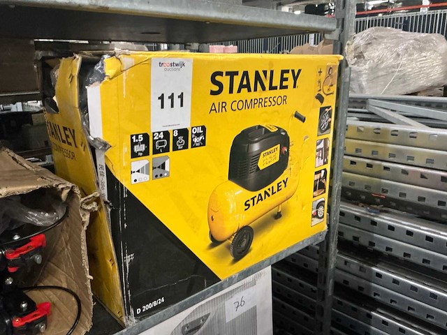 Stanley - d 200/8/24 - luchtcompressor - afbeelding 1 van  3
