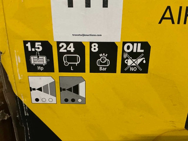 Stanley - d 200/8/24 - luchtcompressor - afbeelding 2 van  3
