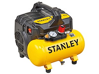 Stanley - silent 6 liter dst100/8/6 - luchtcompressor - afbeelding 1 van  8
