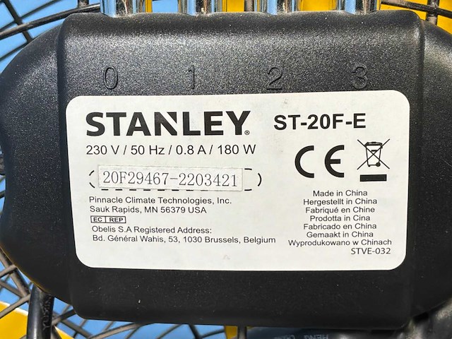 Stanley - st-20f-e - trommelventilator (20 inch) (2x) - afbeelding 5 van  6