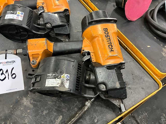 Stanley / bostitch pneumatische tackers (2x) - afbeelding 2 van  5