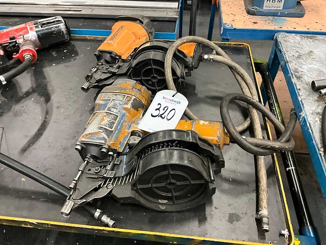 Stanley / bostitch pneumatische tackers (2x) - afbeelding 1 van  4