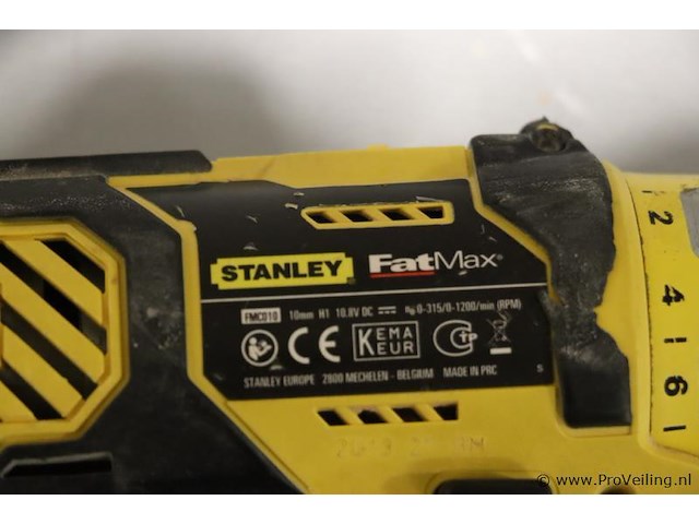Stanley fatmax fmcb10 accu-boor-en schroefmachine - afbeelding 4 van  8