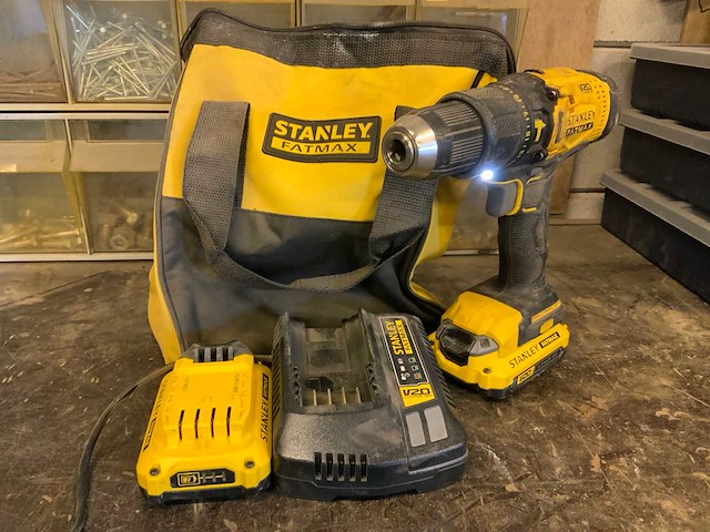 Stanley fatmax sfmcd 711 cd18v boormachine - afbeelding 2 van  12