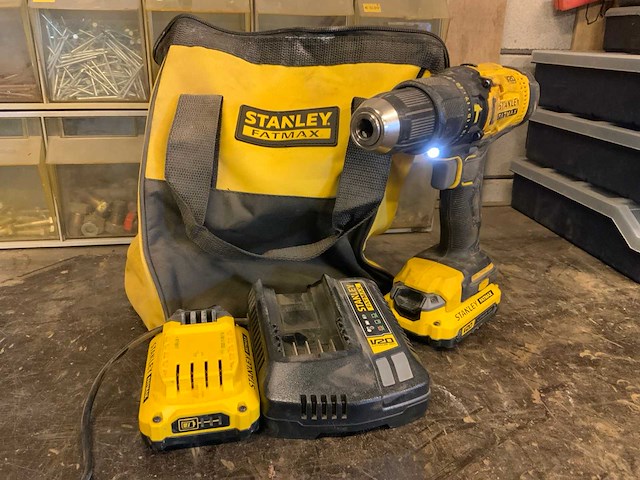 Stanley fatmax sfmcd 711 cd18v boormachine - afbeelding 1 van  12